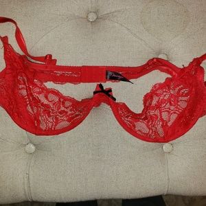 gently preowned open cup bra.